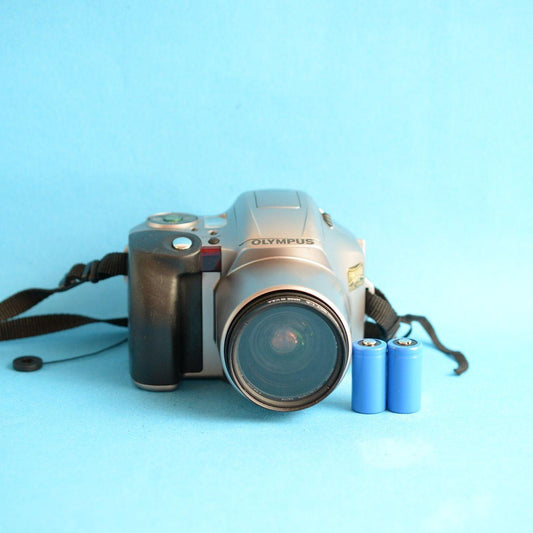 Olympus IS-20 Film Camera | 35mm SLR | Tested & Working | Silver