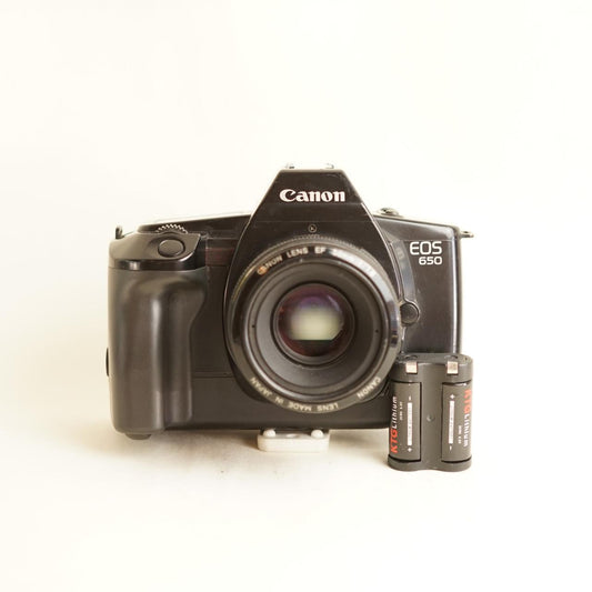 Canon EOS 650 Film Camera | 35mm SLR | Tested & Working | Black
