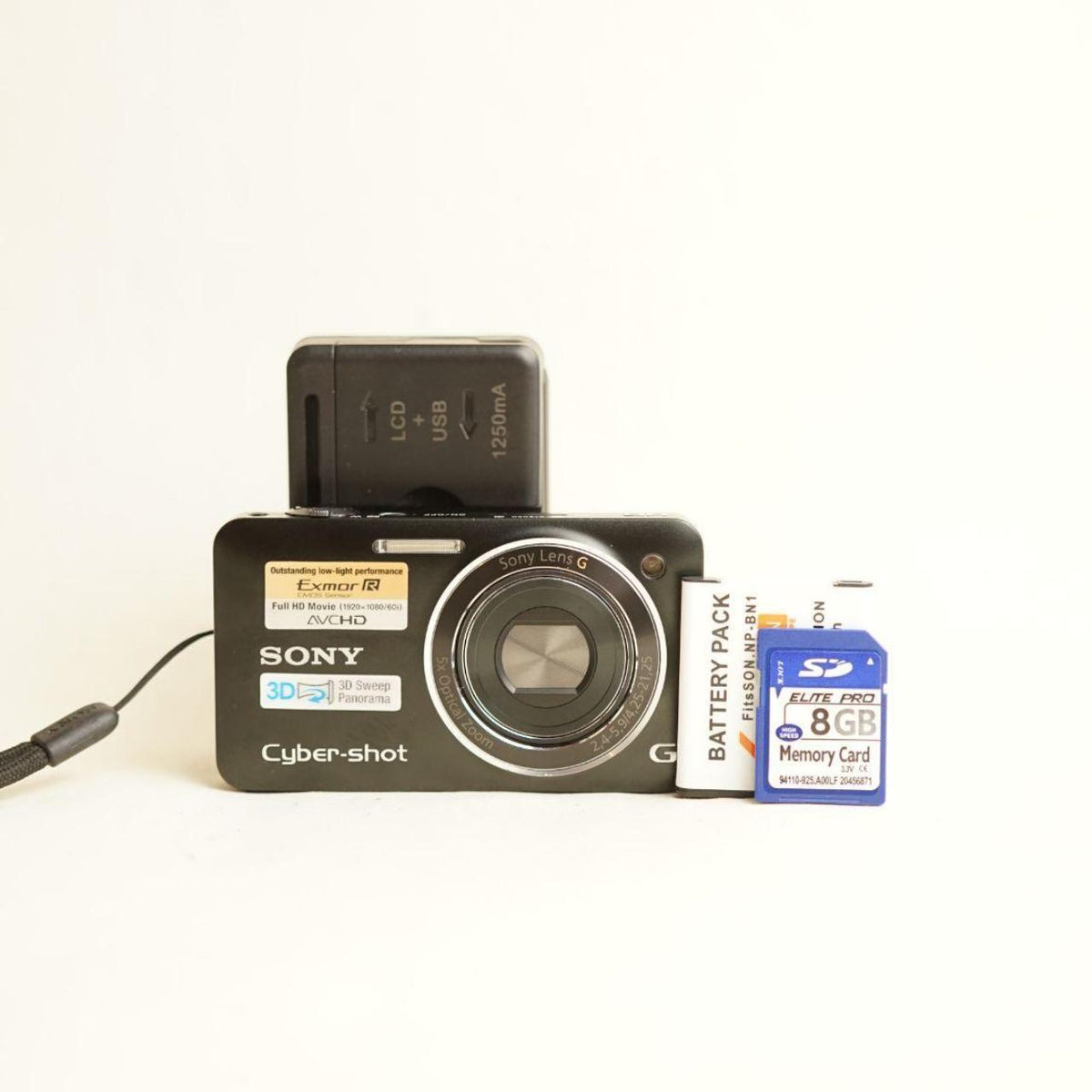 Sony Cyber-shot DSC-WX5 Digital Camera | 12.2MP | Tested & Working | Black