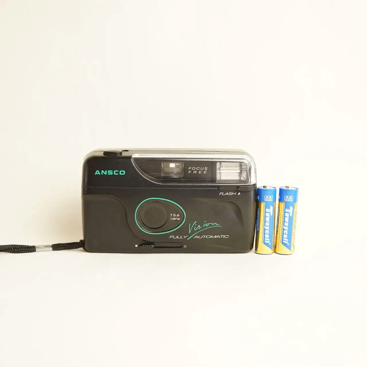 Ansco Vision Fully Automatic Film Camera | 35mm Point & Shoot | Tested & Working | Black