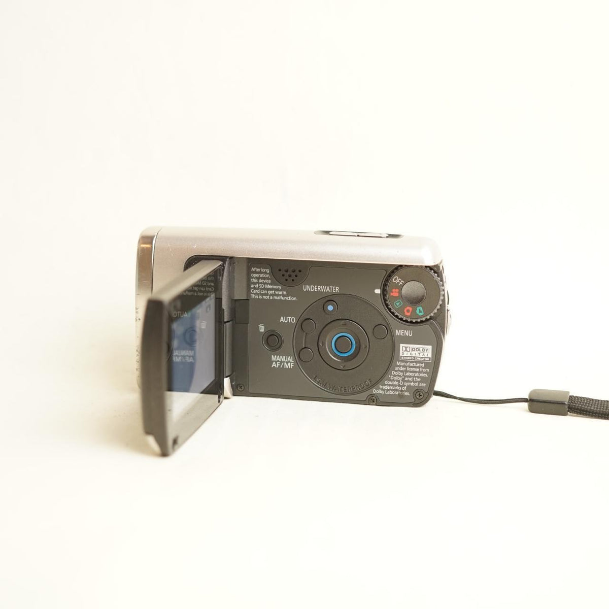 Panasonic SDR-SW20 Digital Camcorder | Waterproof | Tested & Working | Black & Silver