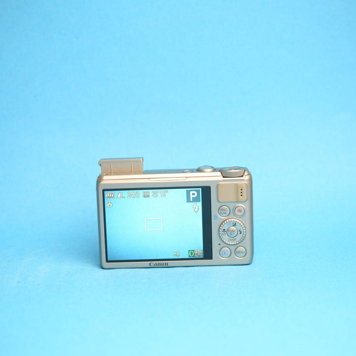 Canon PowerShot S100 Digital Camera | 12.1MP | 5x Zoom | Tested & Working | Silver