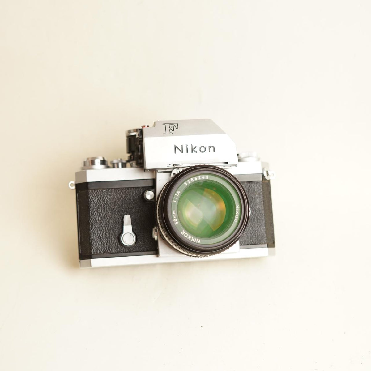 Nikon F Film Camera | FULLY CLA'D | 35mm SLR | Nikkor 50mm f/1.4 Lens | Tested & Working - No Meter