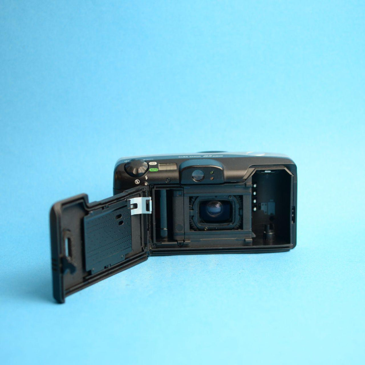 Canon Sure Shot 85 Zoom Film Camera | 35mm Point & Shoot | Tested & Working | Silver