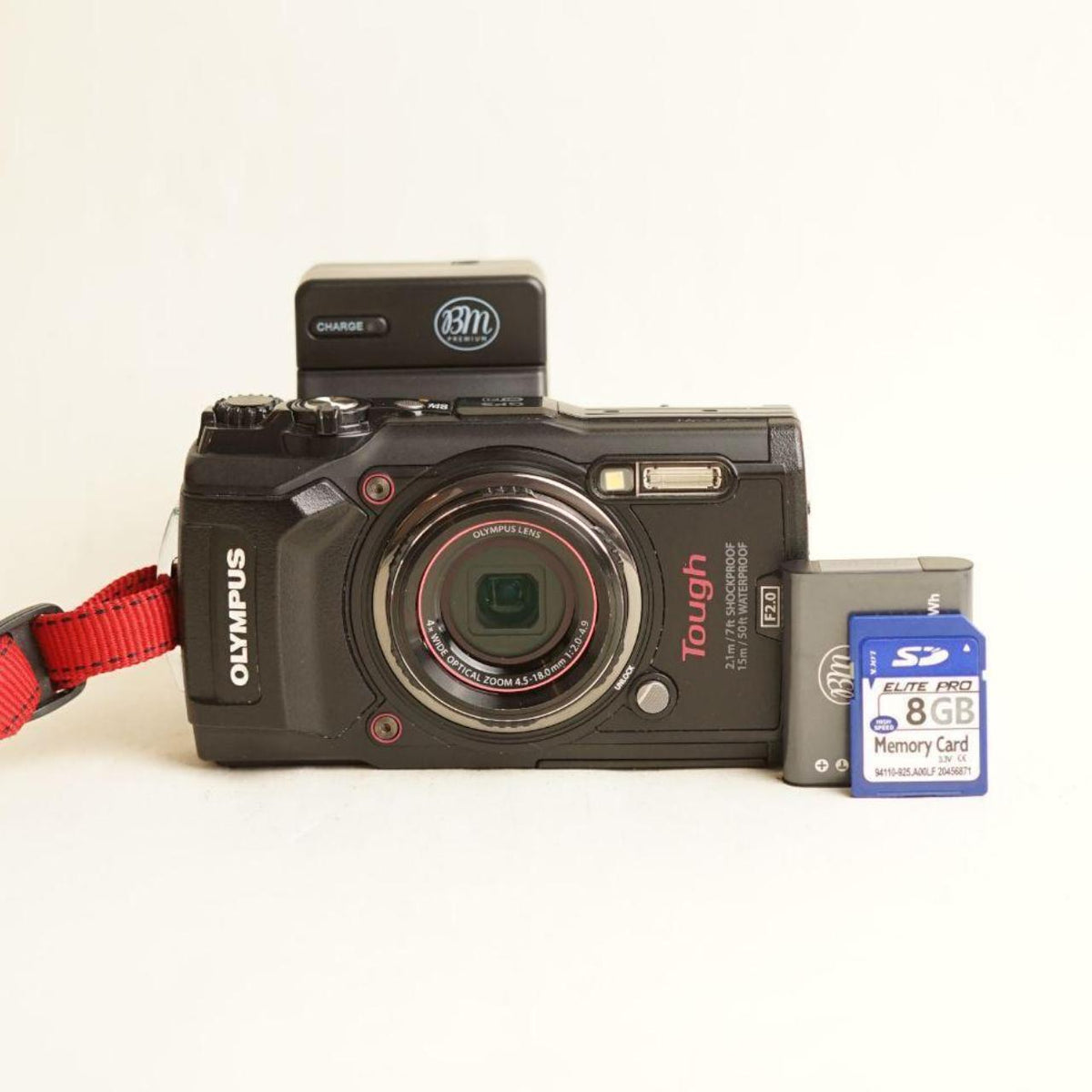 Olympus Tough TG-5 Digital Camera | 12MP | Tested & Working | Black