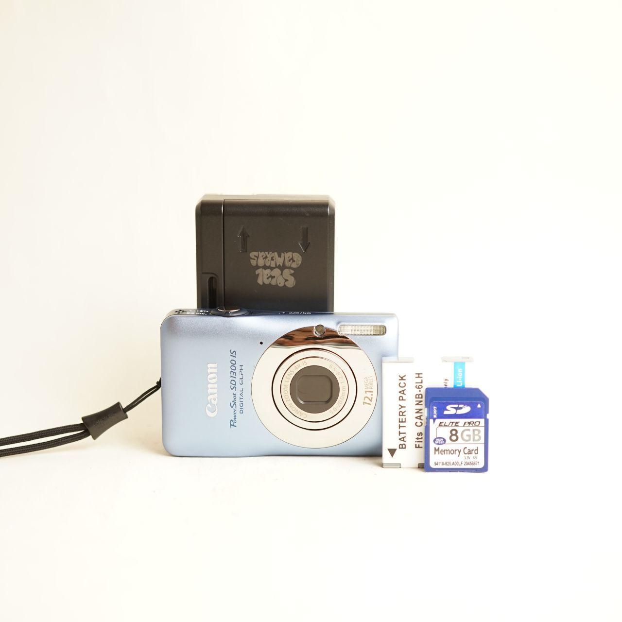 Canon PowerShot SD1300 IS Digital Camera | 12.1MP | READ DESCRIPTION | Blue