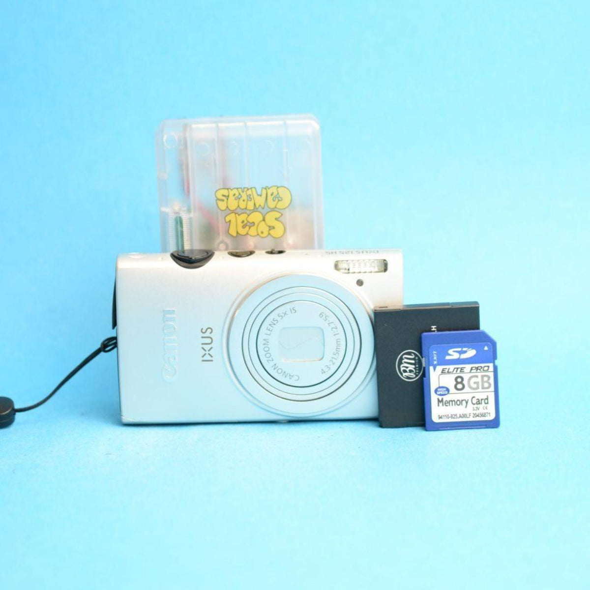 Canon PowerShot IXUS 125 (ELPH 110) Digital Camera | Silver | Tested & Working