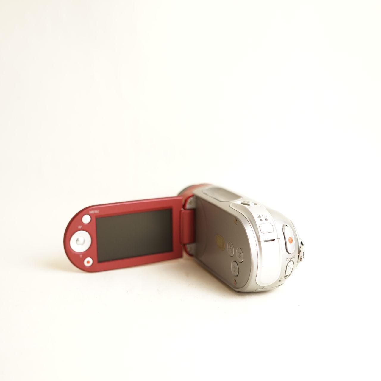 Samsung SC-MX20ER w/ 0.2x Fisheye Digital Camcorder | Tested & Working | Red