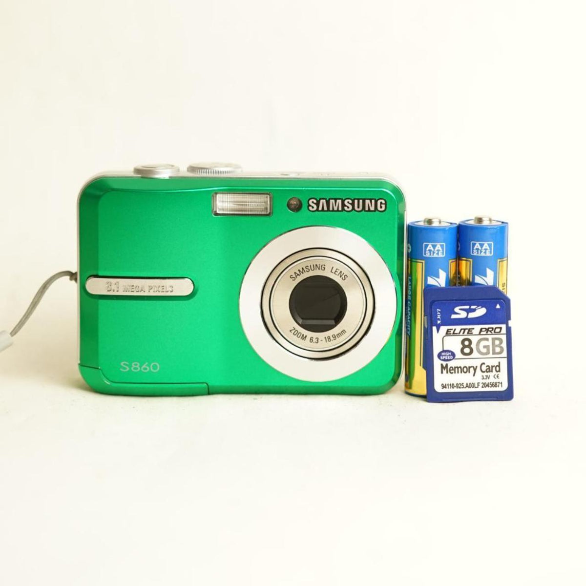 Samsung S860 Digital Camera | 8.1MP | Tested & Working | Green