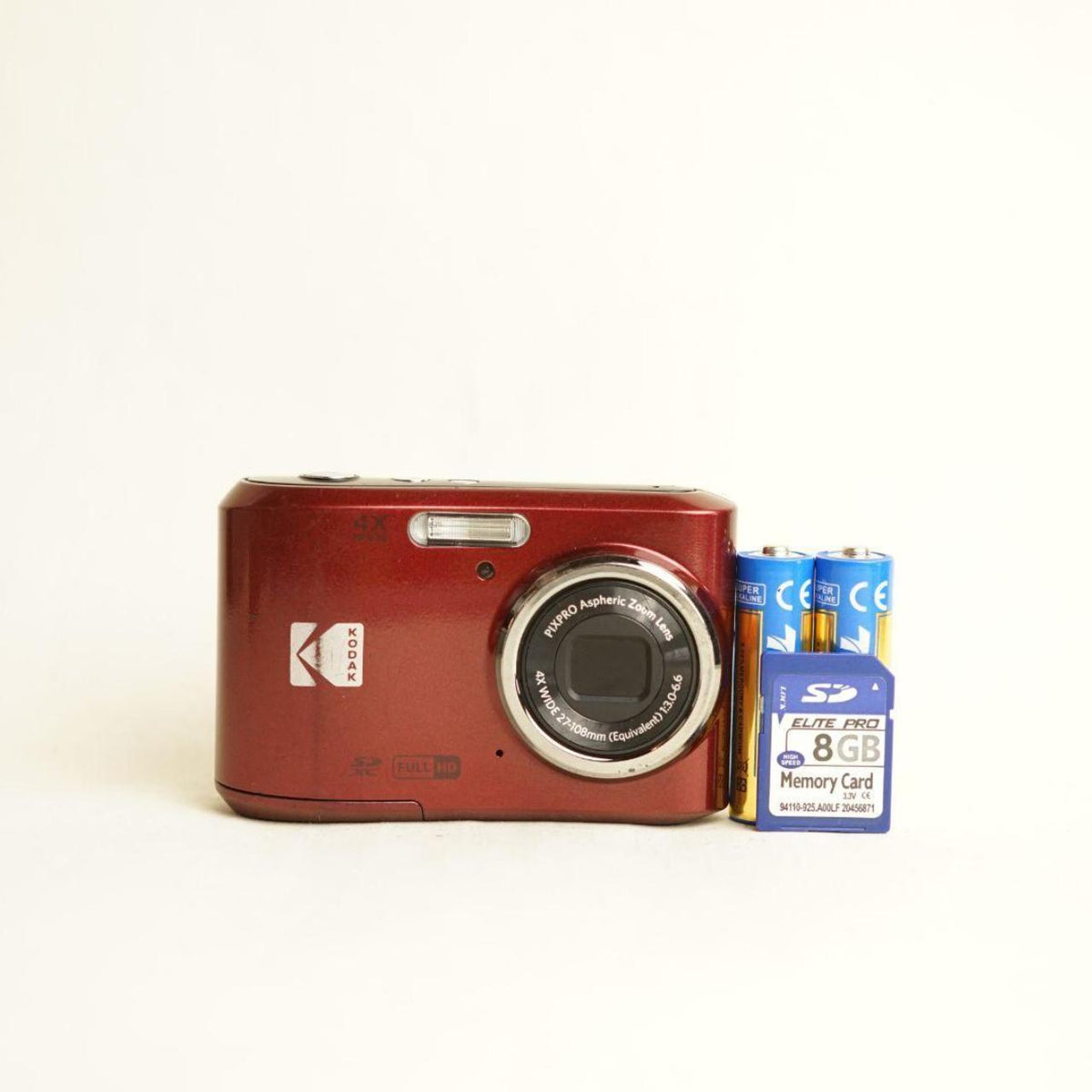 Kodak PIXPRO FZ45 Digital Camera | 16.35MP | Tested & Working | Red