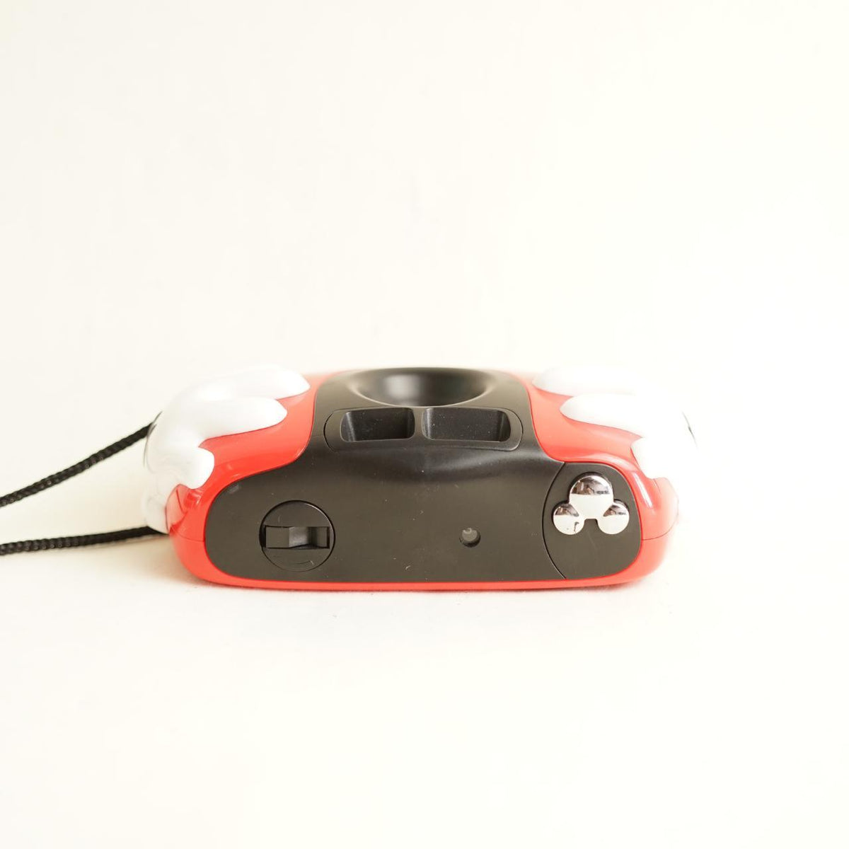Mickey Mouse Spread'em Cam Film Camera | 35mm Point & Shoot | Tested & Working | Red