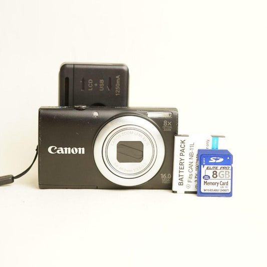 Canon PowerShot A4000 Digital Camera | Silver/Black | Tested & Working | Read Description