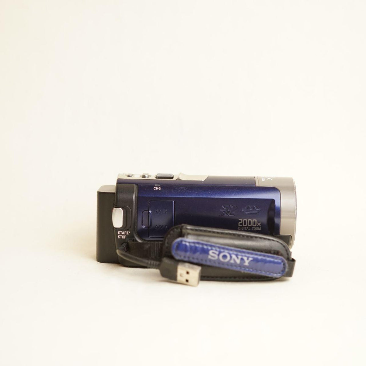 Sony Handycam DCR-SX65 Digital Camcorder | Navy | Tested & Working