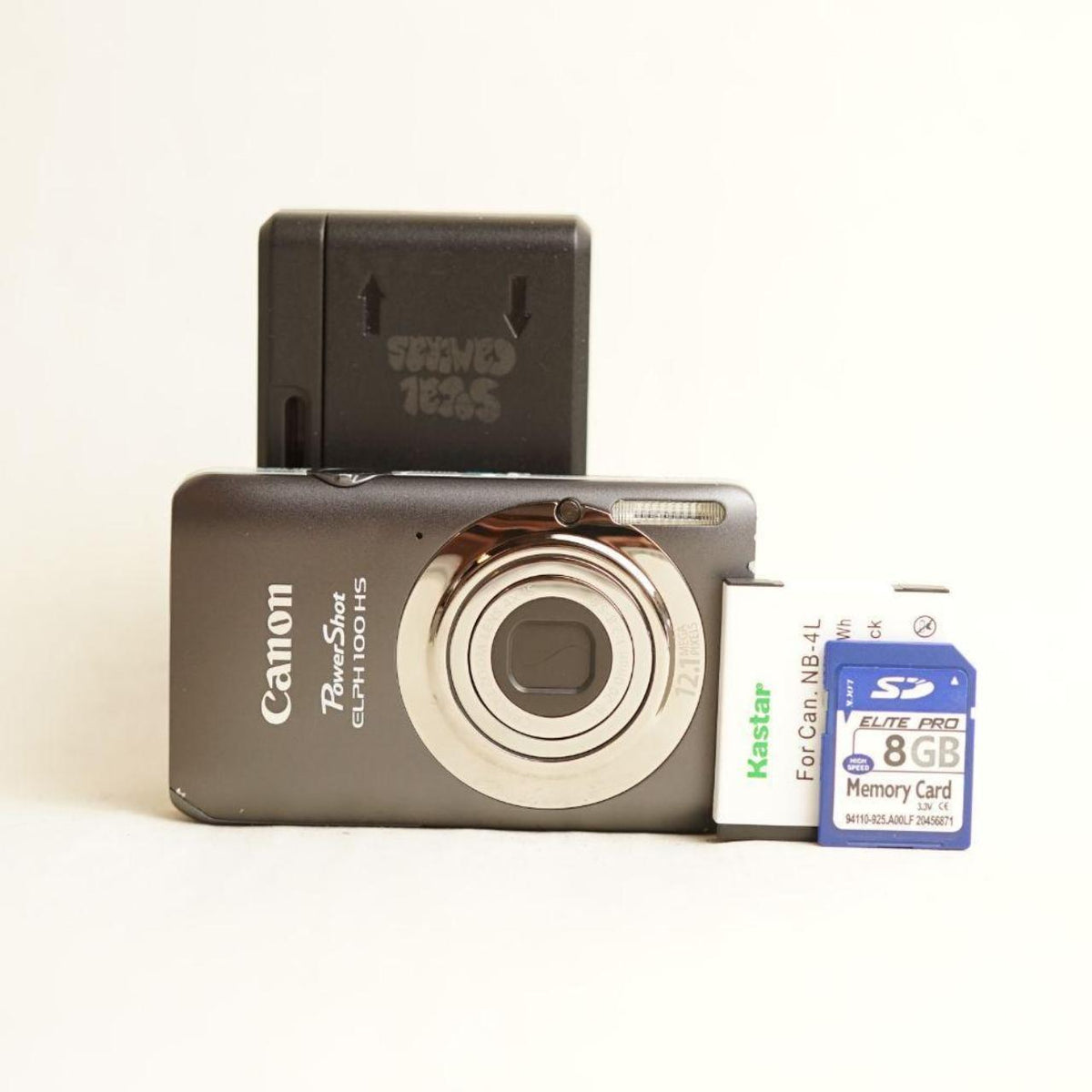 Canon PowerShot ELPH 100 HS Digital Camera | 12.1MP | Read Description | Grey