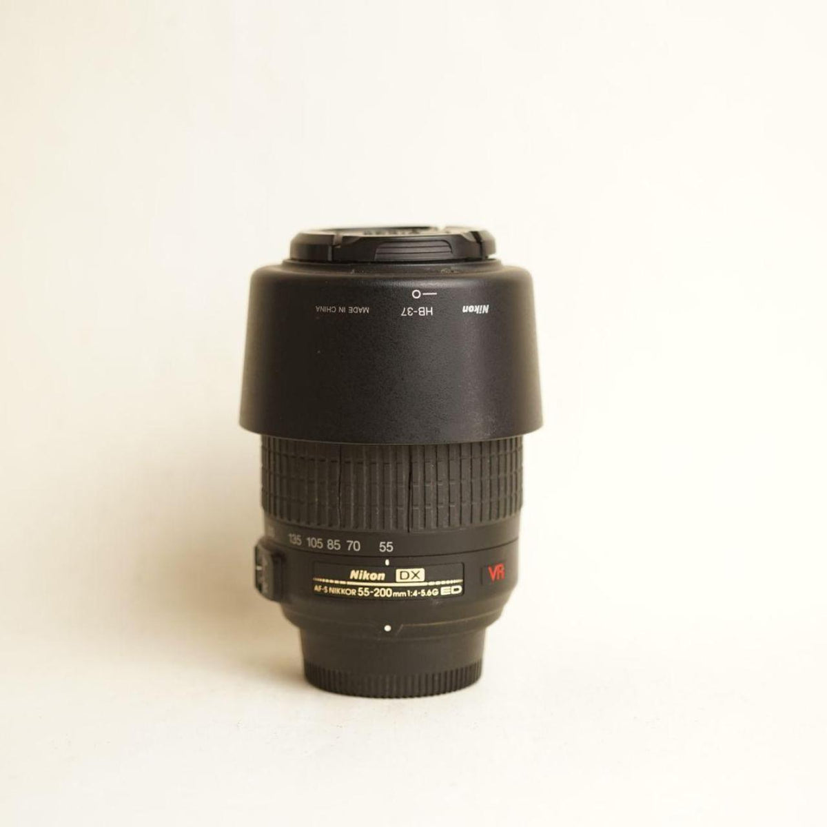 Nikon AF-S DX Nikkor 55-200mm f/4-5.6G ED VR Lens | Nikon F Mount | Tested & Working | Black