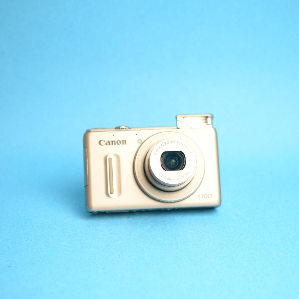 Canon PowerShot S100 Digital Camera | 12.1MP | 5x Zoom | Tested & Working | Silver