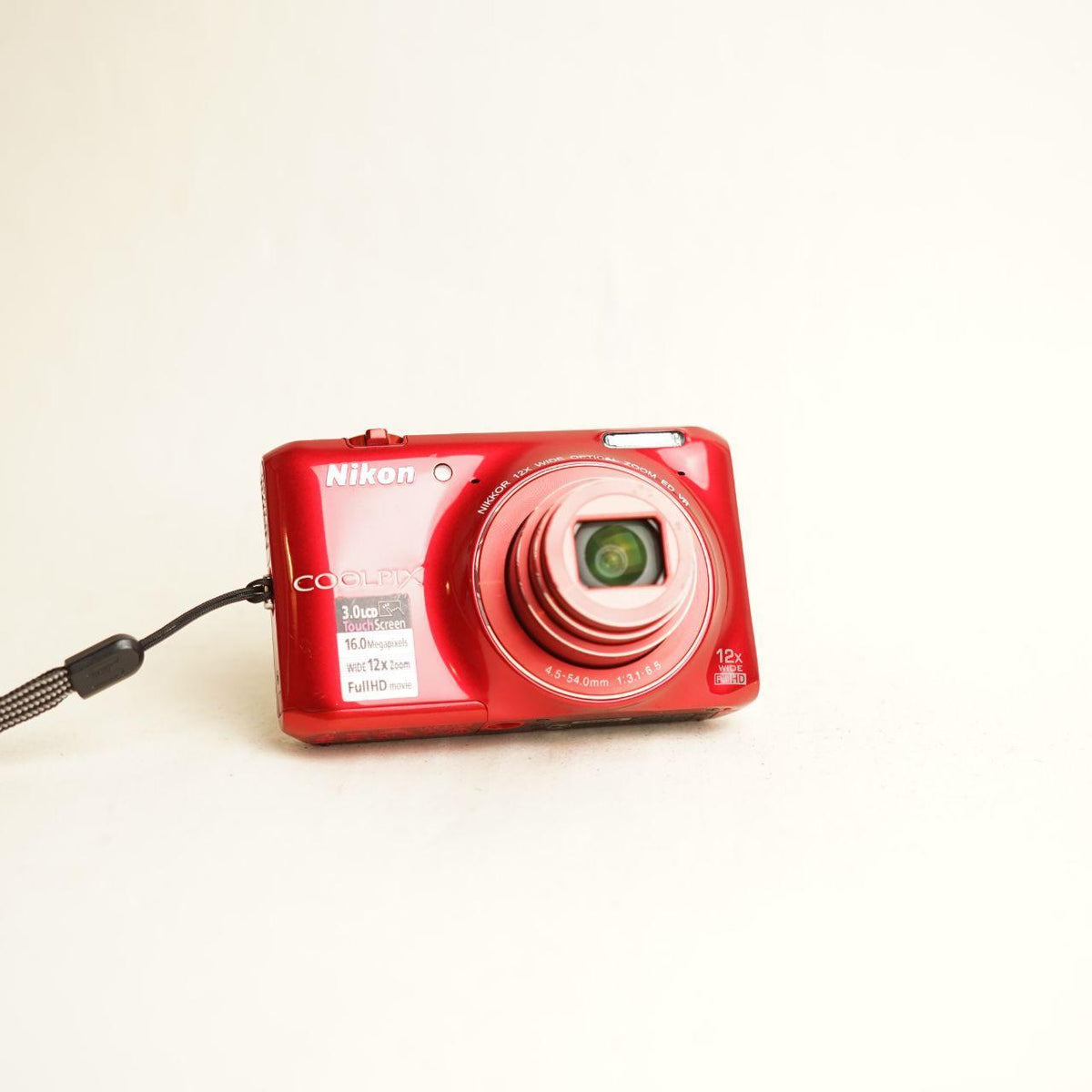 Nikon Coolpix S6400 Digital Camera | 16MP | Tested & Working | Red