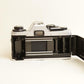 Olympus OM10 Film Camera + Olympus Auto-S 50mm f/1.8 Lens | 35mm SLR | Tested & Working | Silver & Black