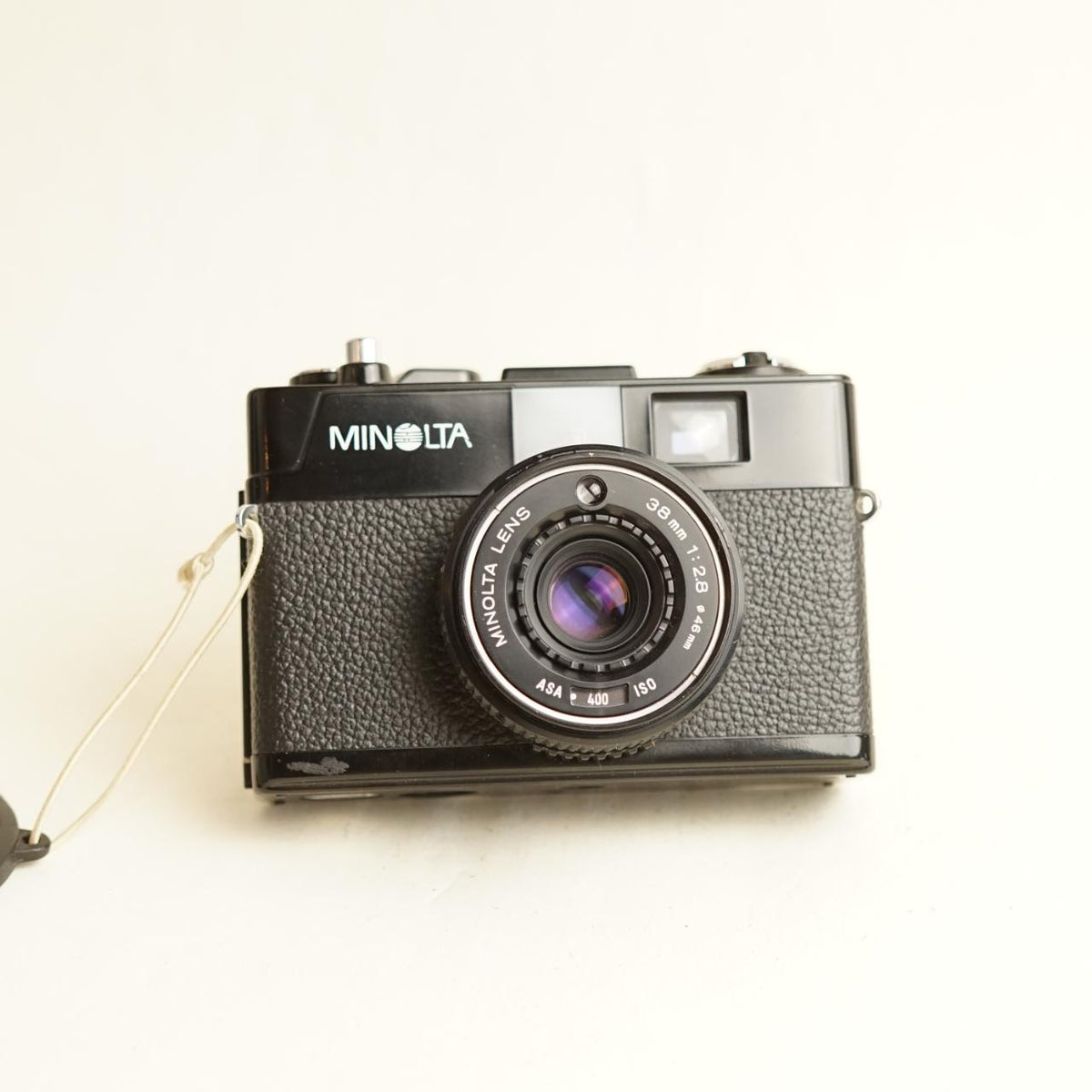 Minolta Hi-Matic G2 Film Camera | 35mm Point & Shoot | Tested & Working | Black