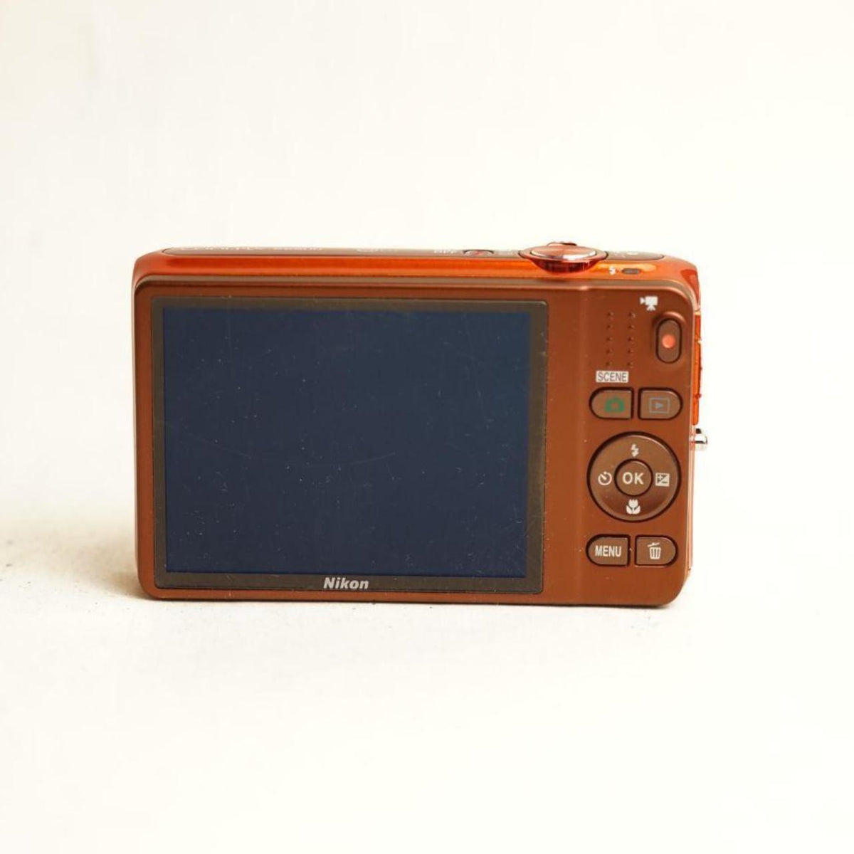 Nikon Coolpix S6500 Digital Camera | 16MP | Read Description | Orange-Red