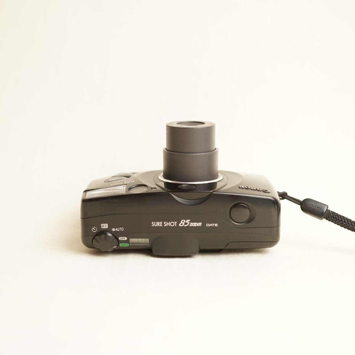 Canon Sure Shot 85 Zoom Film Camera | 35mm Point & Shoot | Tested & Working | Black