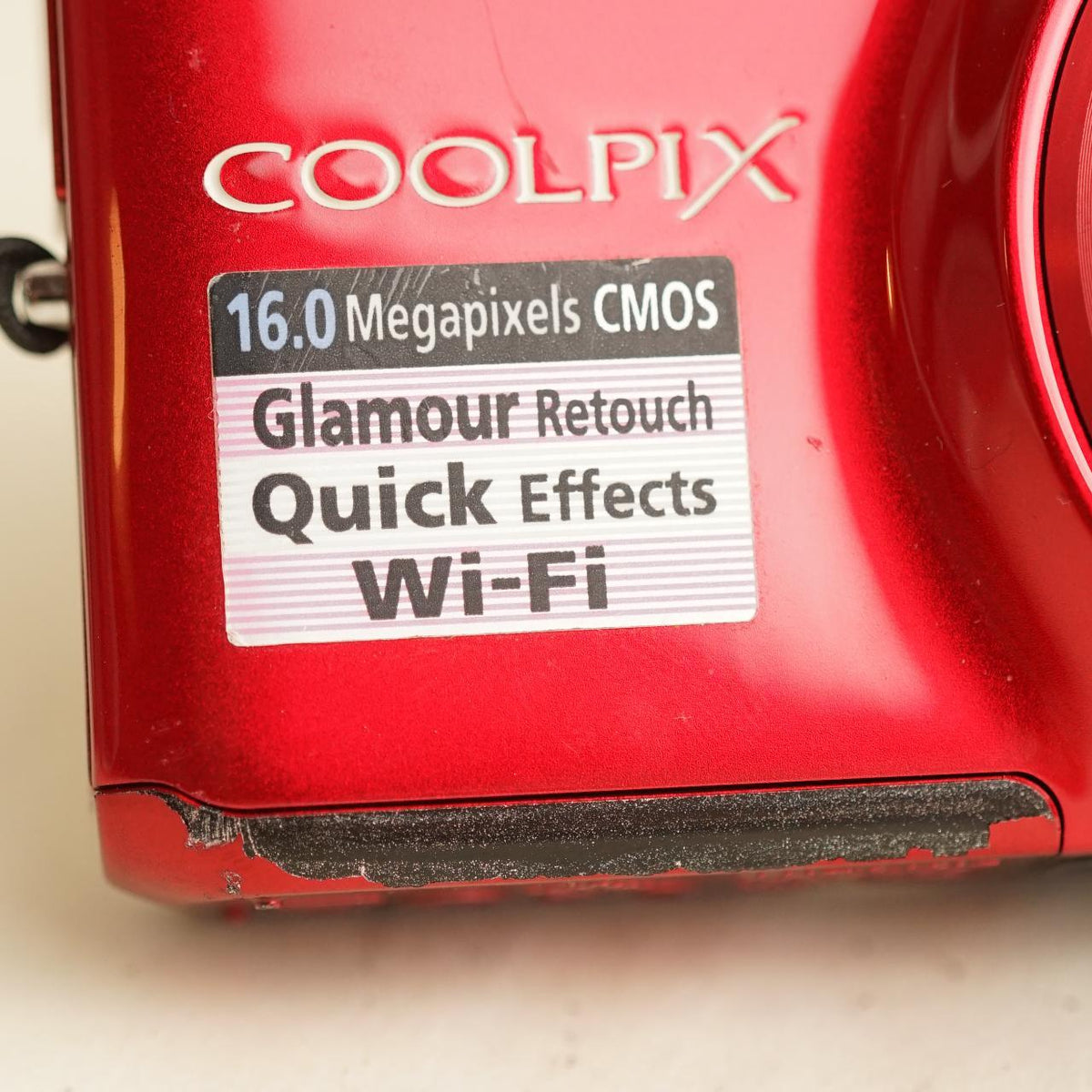 Nikon Coolpix S6500 Digital Camera | 16MP | Tested & Working | Red