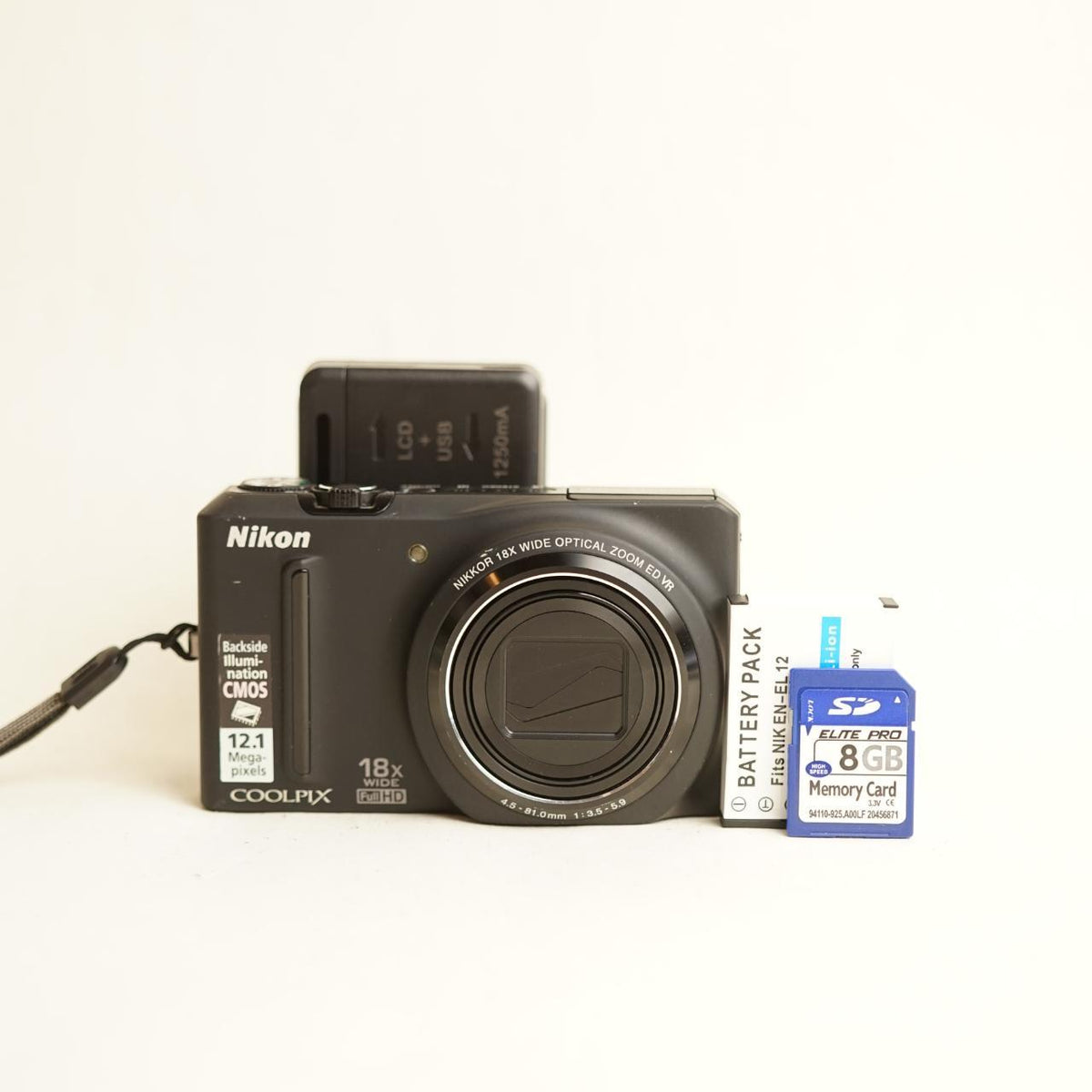 Nikon Coolpix S9100 Digital Camera | 12.1MP | Read Description | Black