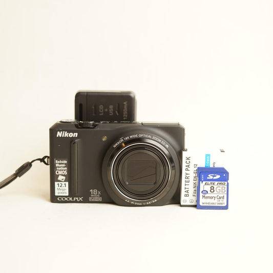 Nikon Coolpix S9100 Digital Camera | 12.1MP | Read Description | Black