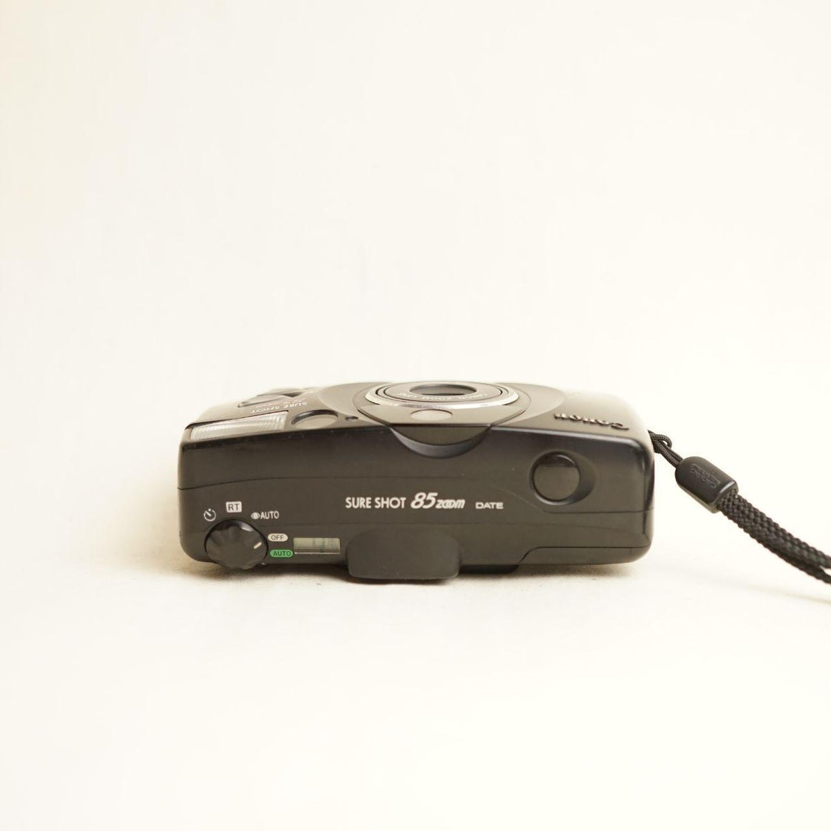 Canon Sure Shot 85 Zoom Film Camera | 35mm Point & Shoot | Tested & Working | Black