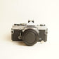 Olympus OM-1N Film Camera + Olympus 50mm f/1.8 Lens | 35mm SLR | Tested & Working | Silver & Black