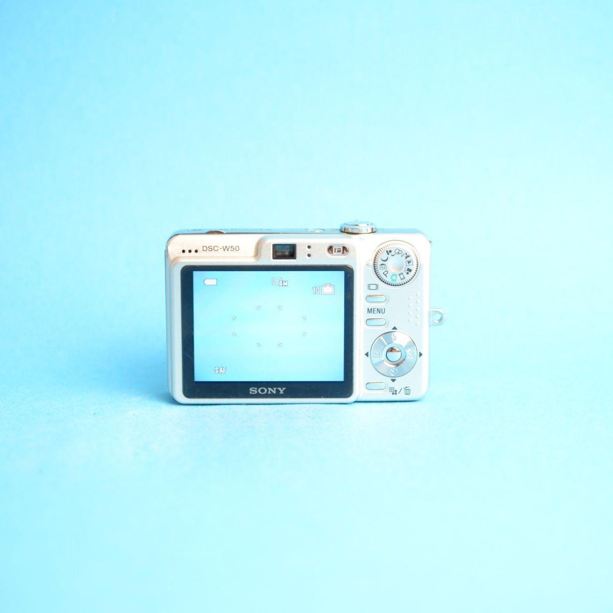 Sony Cyber-shot DSC-W50 Digital Camera | 6.0MP | Tested & Working | Silver