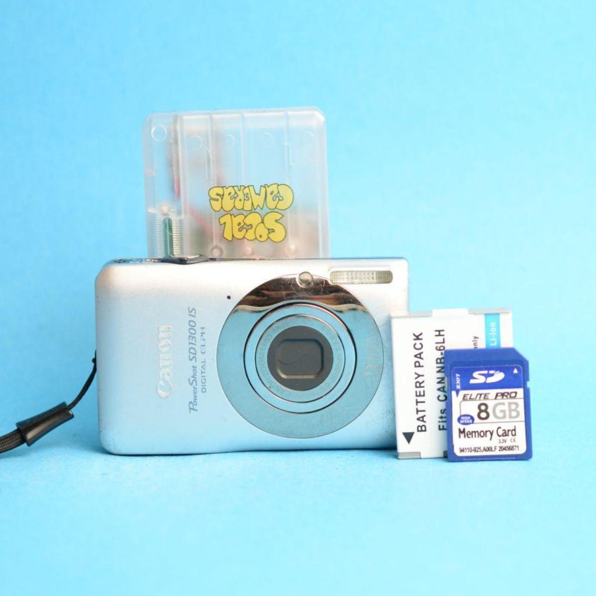 Canon PowerShot SD1300 IS Digital Camera | 12.1MP | Read Description | Silver