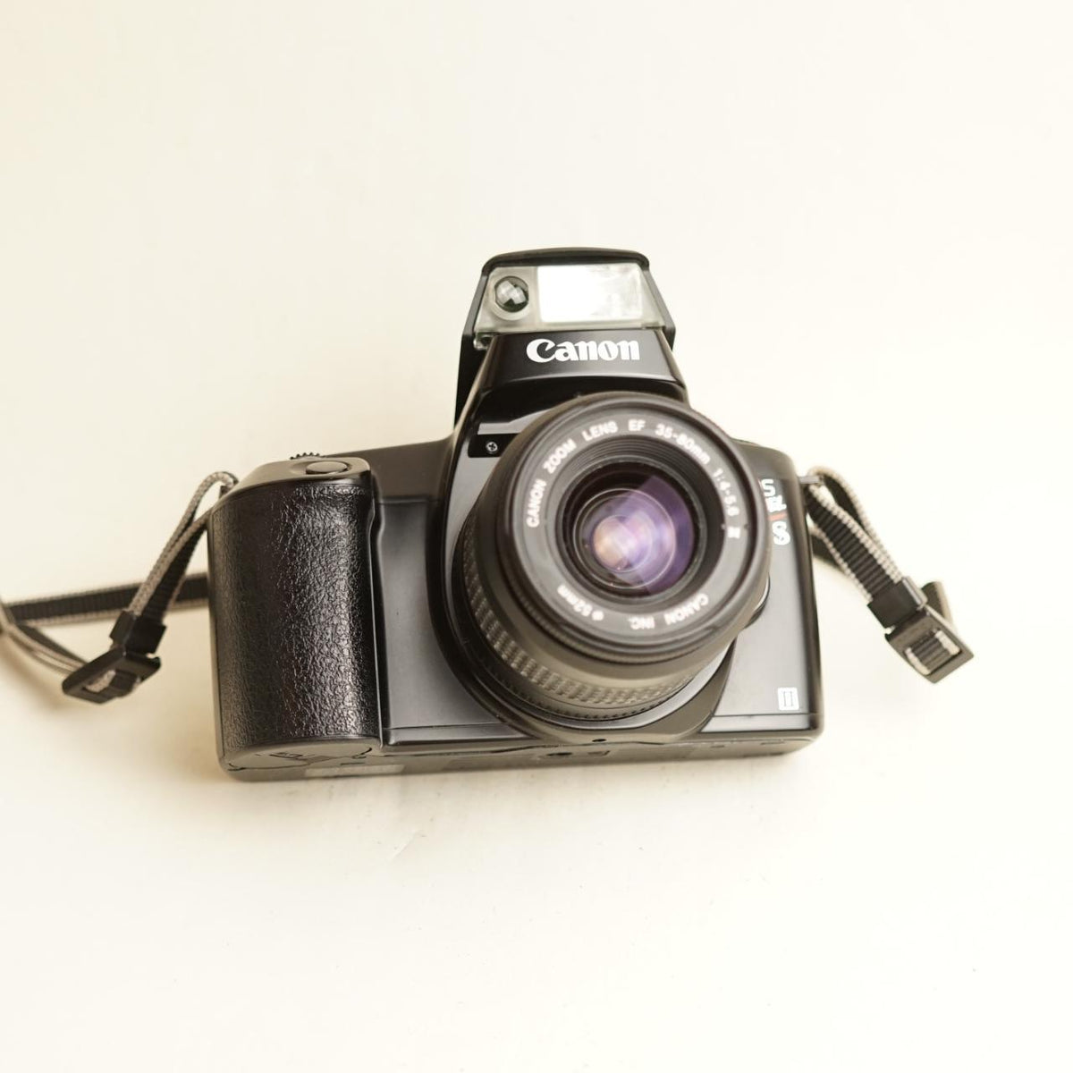 Canon EOS Rebel S Film Camera + Canon EF 35-80mm f/4-5.6 Lens | 35mm SLR | Tested & Working | Black