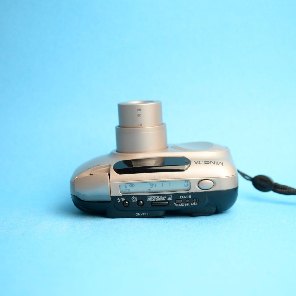 Minolta Capios 25 Film Camera | 35mm Point & Shoot | Tested & Working | Silver