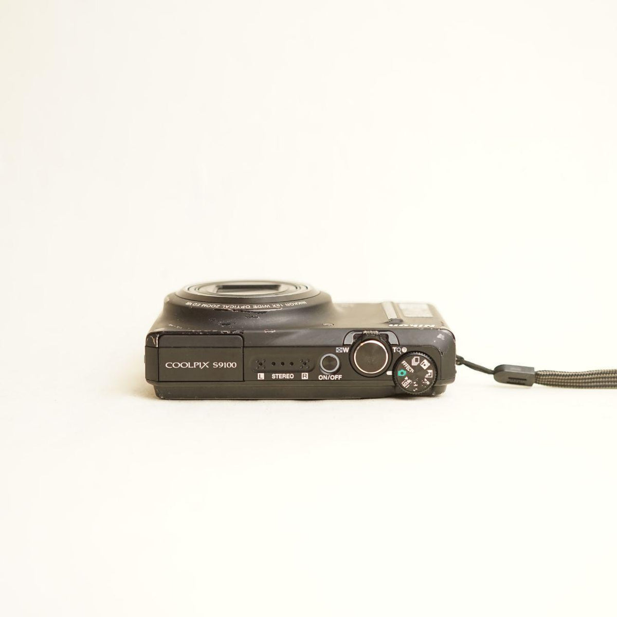 Nikon Coolpix S9100 Digital Camera | 12.1MP | Tested & Working | Black