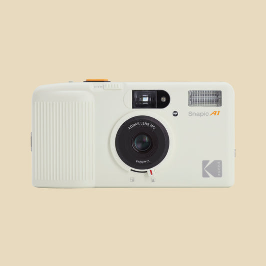 PREORDER | Kodak Snapic A1 Film Camera | 35mm Point & Shoot | Tested & Working | Ivory White