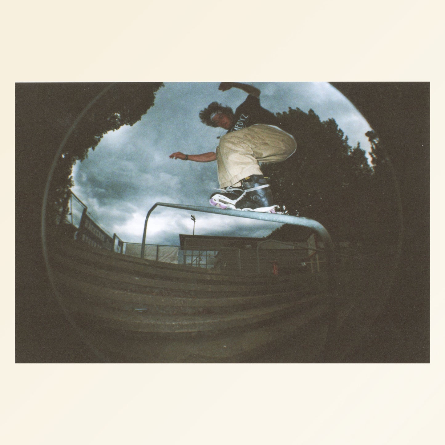 Lomography Fisheye 2 Film Camera | 35mm Point & Shoot | Tested & Working | Orange