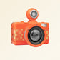 Lomography Fisheye 2 Film Camera | 35mm Point & Shoot | Tested & Working | Orange