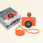 Lomography Fisheye 2 Film Camera | 35mm Point & Shoot | Tested & Working | Orange