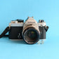Nikon FM Film Camera | 35mm SLR | Tested & Working | Silver & Black