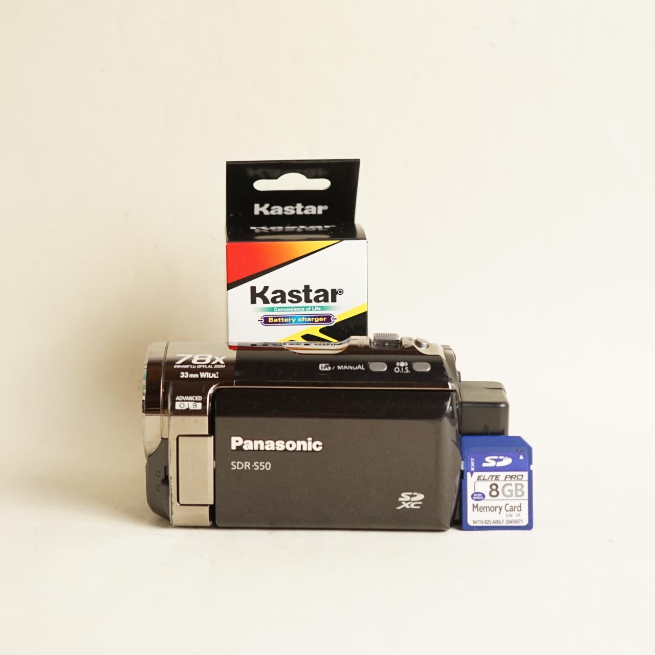 Panasonic SDR-S50 Digital Camcorder | Tested & Working | Grey