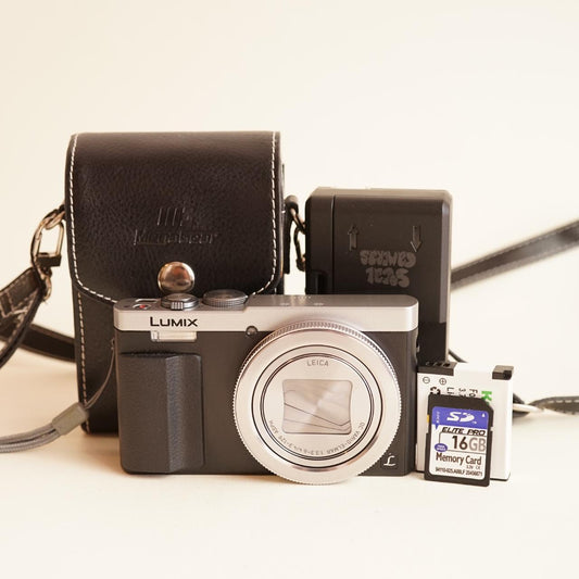 Panasonic Lumix DMC-ZS50 Digital Camera | 12.1MP | Tested & Working | Black & Silver