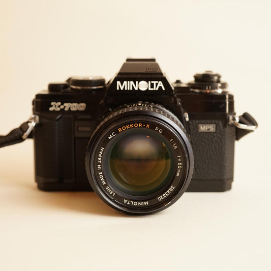 Minolta X-700 Film Camera | 35mm SLR | Fully Serviced CLA'd | Tested & Working | Black