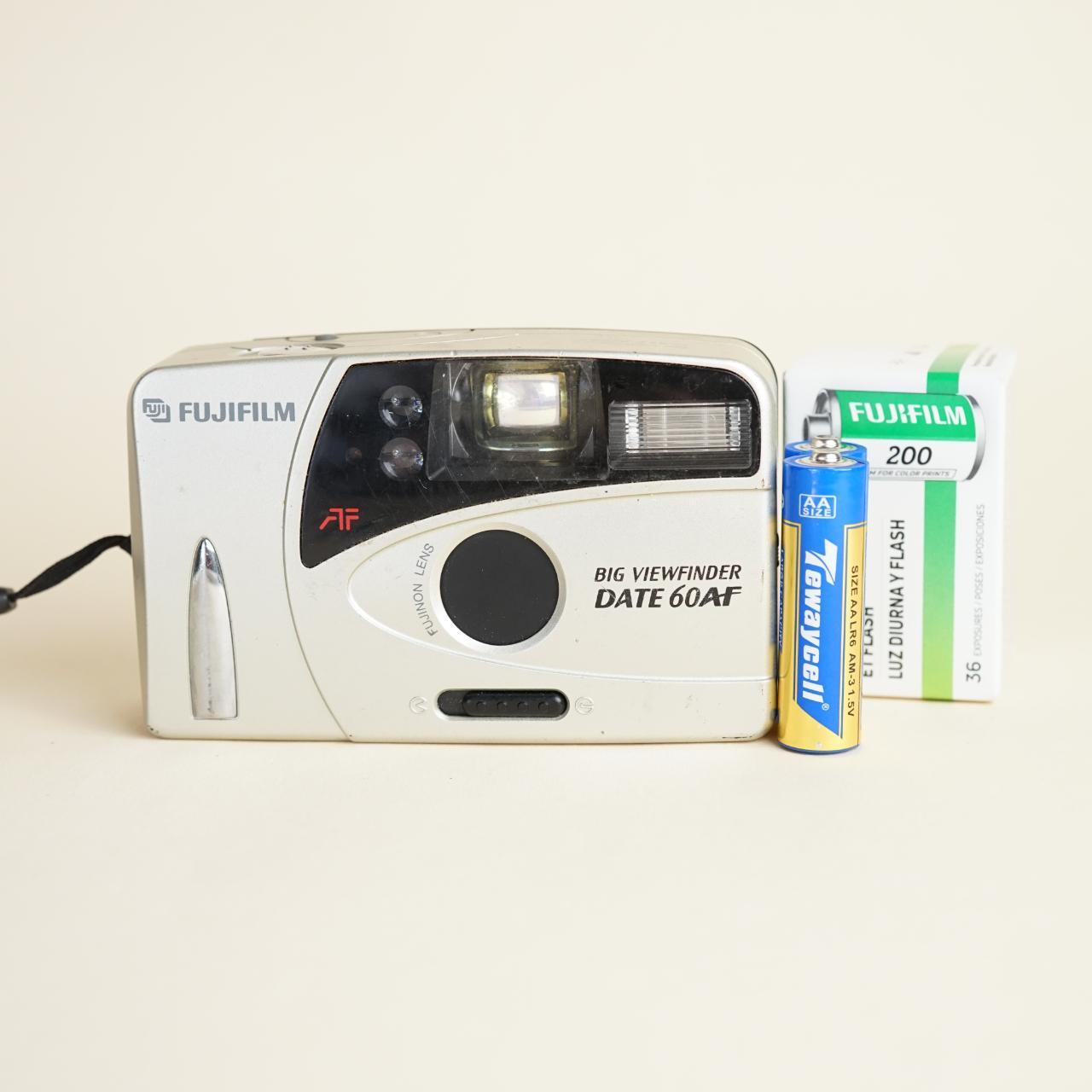 Fujifilm Date 60 AF | 35mm Film Camera | Point and Shoot | Silver