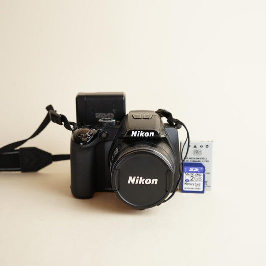 Nikon Coolpix P100 | 10.3MP Digital Camera | Tested & Working | Black