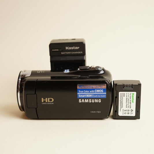 Samsung HMX-F80 Digital Camcorder | Tested & Working | Black