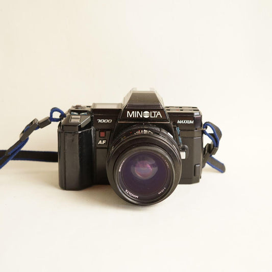 Minolta Maxxum 7000 Film Camera with 35–70mm f/4 Lens | 35mm SLR | Tested & Working | Black