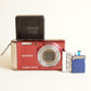 Sony Cyber-shot DSC-W370 Digital Camera | 14MP | Tested & Working | Red
