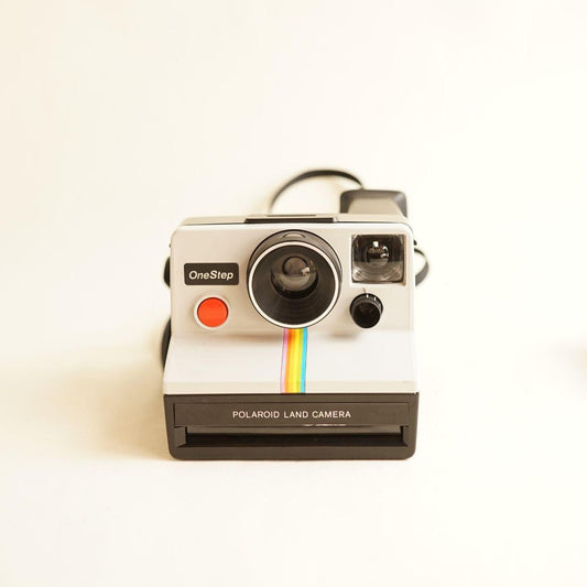Polaroid OneStep Land Instant Film Camera | Tested & Working | Grey + Rainbow