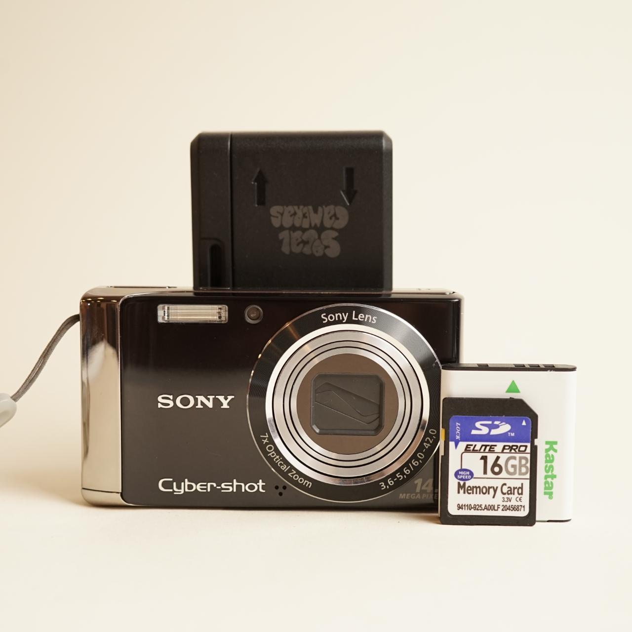 Sony Cyber-shot DSC-W370 Digital Camera | 14.1MP | Tested & Working | Black